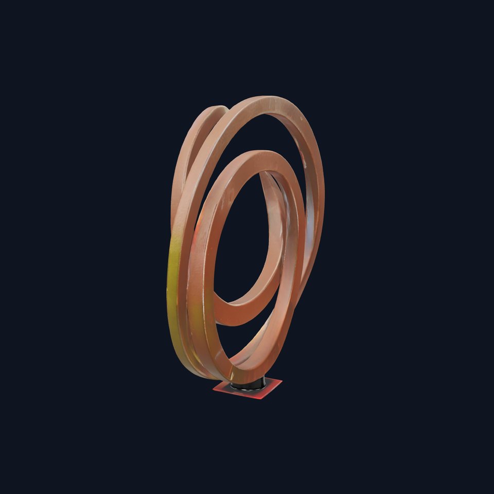 Modern Outdoor Sculpture Model Pack